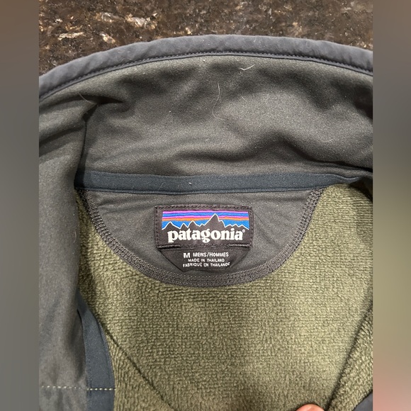 Patagonia 1/4 Snap Fleece Pullover in Green - Size Medium - Picture 4 of 4